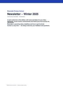 Newsletter – Winter 2025