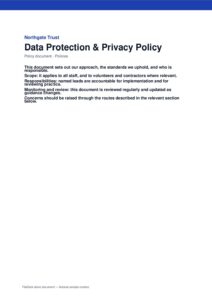Data Protection & Privacy Policy
