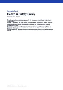 Health & Safety Policy